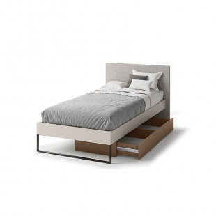 SIA - Lit 90x200 avec tiroir de rangement