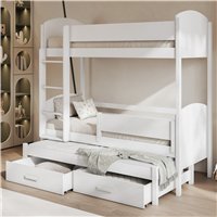 Lit LOGAN couleur blanc