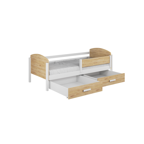 Lit enfant KELLYcouleur blanc et chêne