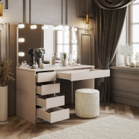 Coiffeuse Cachemire ouverte