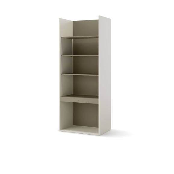 Etagère champagne/eucalyptus pour la chambre ado