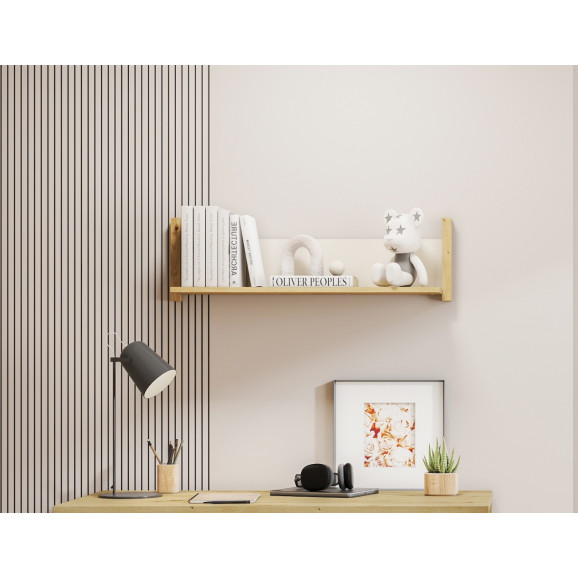 Etagère murale suspendu 90 cm x 27 cm x 20 cm