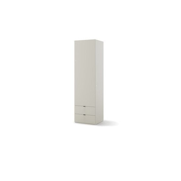 Armoire 1 porte1 WOOW champagne pour chambre ado