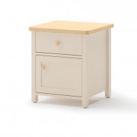 Chevet STORY 2 beige et chêne vinzenza pour chambre adolescent