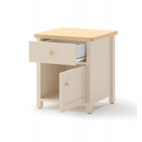 Chevet STORY 2 beige et chêne vinzenza pour chambre adolescent