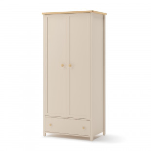 STORY 2 - Armoire 2 portes beige et chêne vincenza