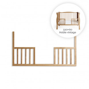 Barriere ouverte pour Lit bébé Noble Cot vintage 60 x 120 cm