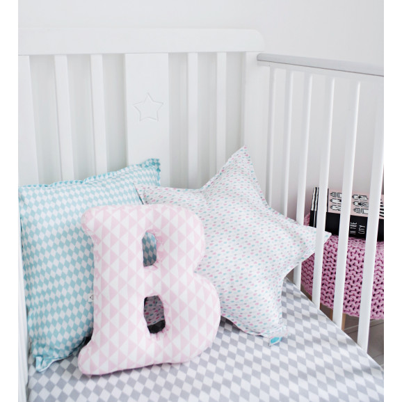Star - Lit bébé blanc 60x120 cm