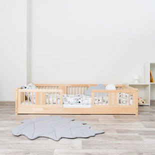LUNE - Lit bas pour chambre enfant avec lit gigogne en option