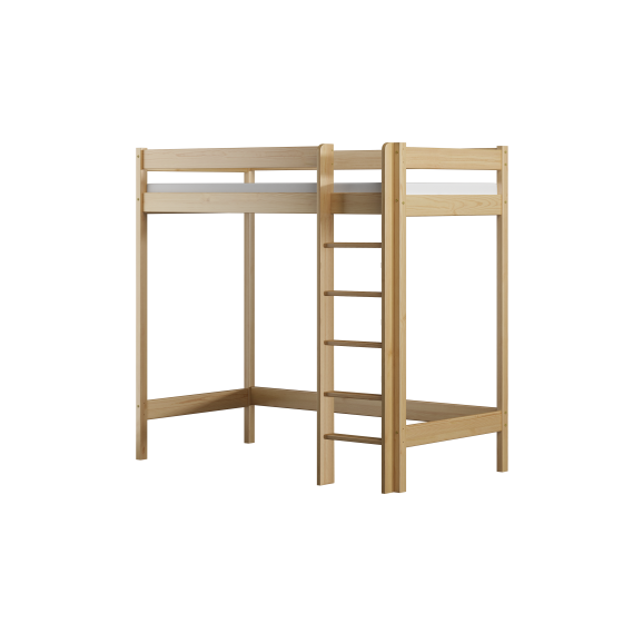 Lit mezzanine ALIX en bois – hauteur 180 cm