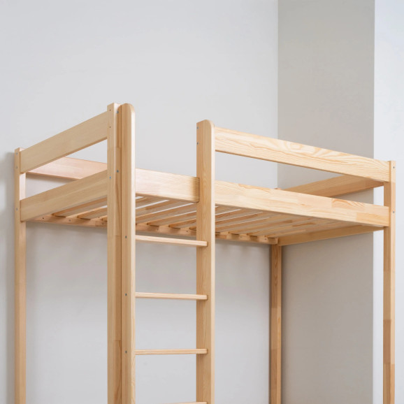 Lit mezzanine ALIX en bois – hauteur 180 cm