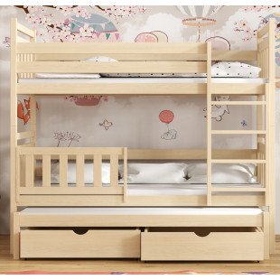 PITT - Lit superposé trois couchages