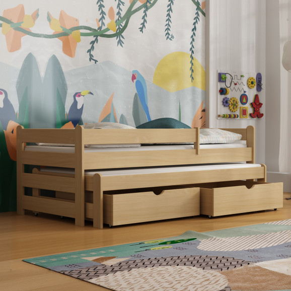 ALEXIA - Lit gigogne deux couchages