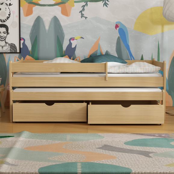 ALEXIA - Lit gigogne deux couchages