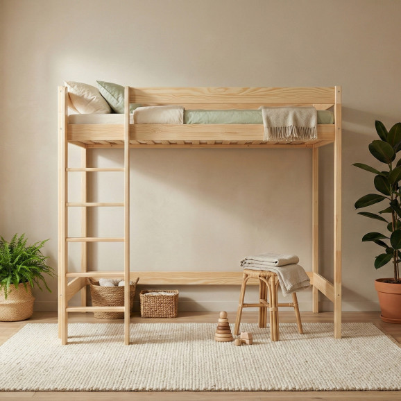 Alix Lit Mezzanine 180H cm