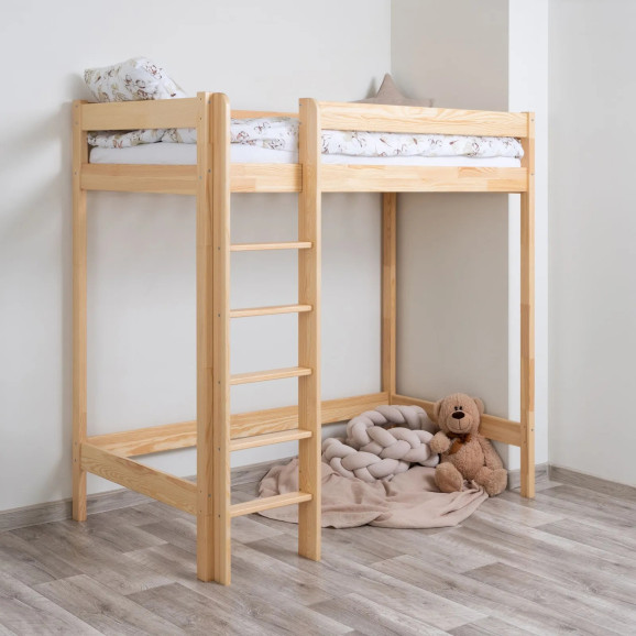 Lit mezzanine ALIX en bois – hauteur 180 cm