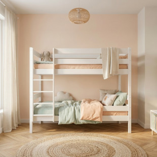 GAGA 2 - Lit superposé 2 couchages en bois pour chambre enfant