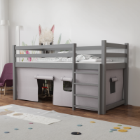 JACK - lit mezzanine avec rideau