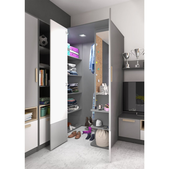 Pok - Grande armoire garde-robe Droite