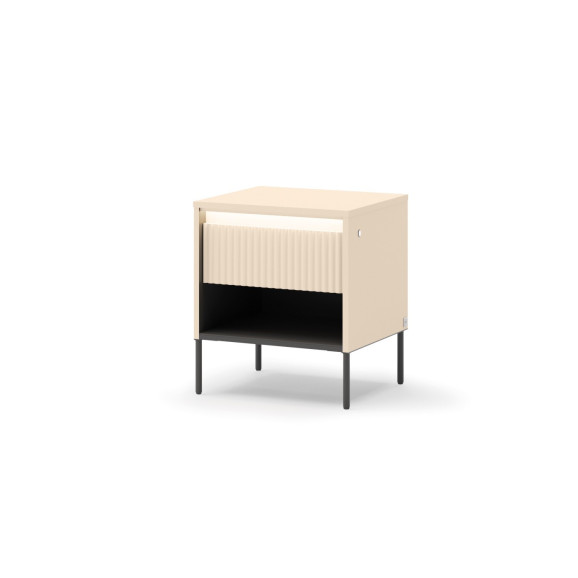 TALYA - chevet beige pour chambre adulte
