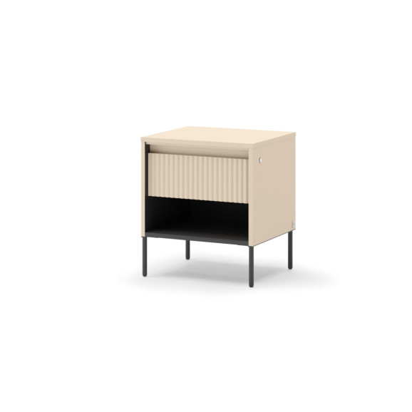 TALYA - chevet beige pour chambre adulte