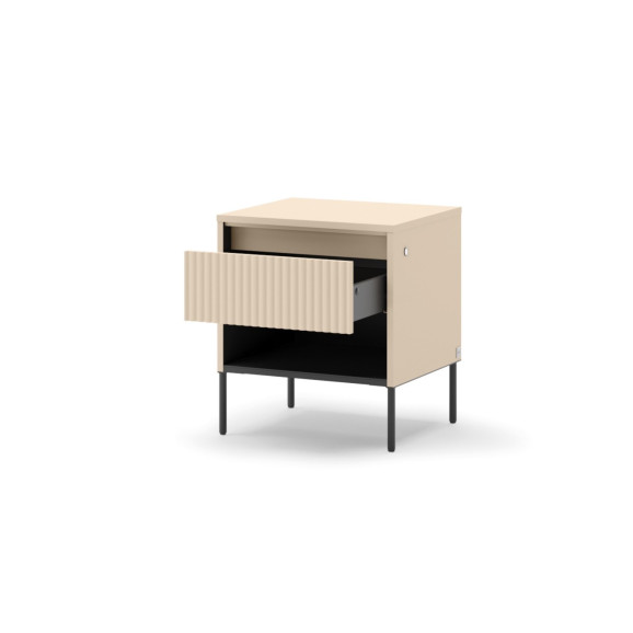 TALYA - chevet beige pour chambre adulte