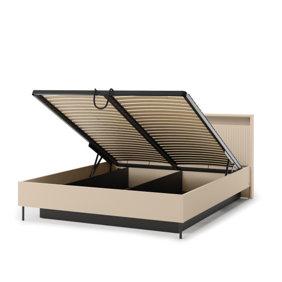TALYA - lit en trois dimensions pour chambre adulte