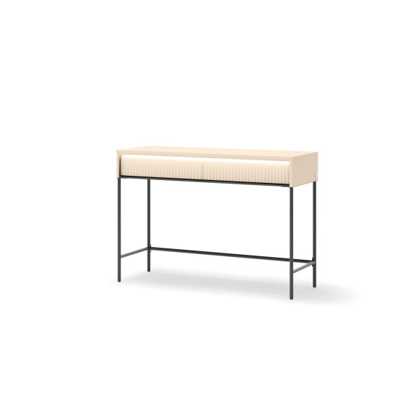 TALYA - Coiffeuse beige pour chambre adulte