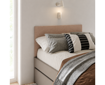 Tête de lit capitonné pour Lit extensible