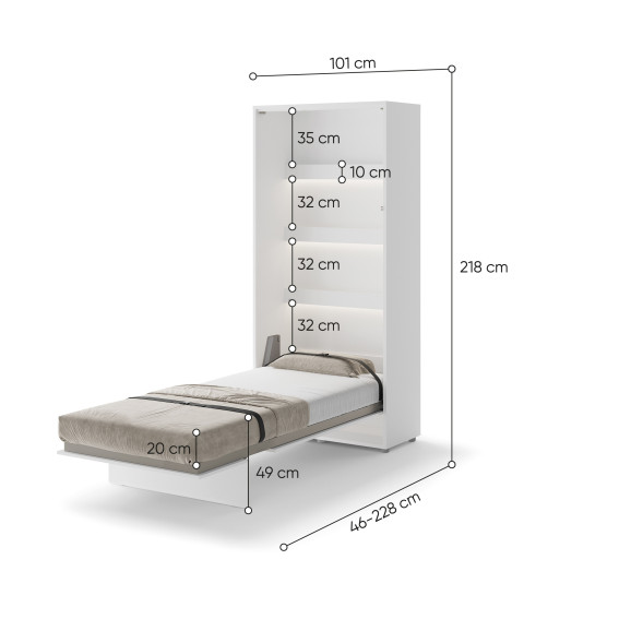 BC-03 90x200 dimensions