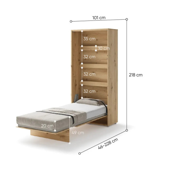 BC-03 90x200 dimensions