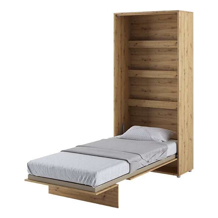 Bed Concept Lit escamotable horizontal en gris et en 4 dimensions