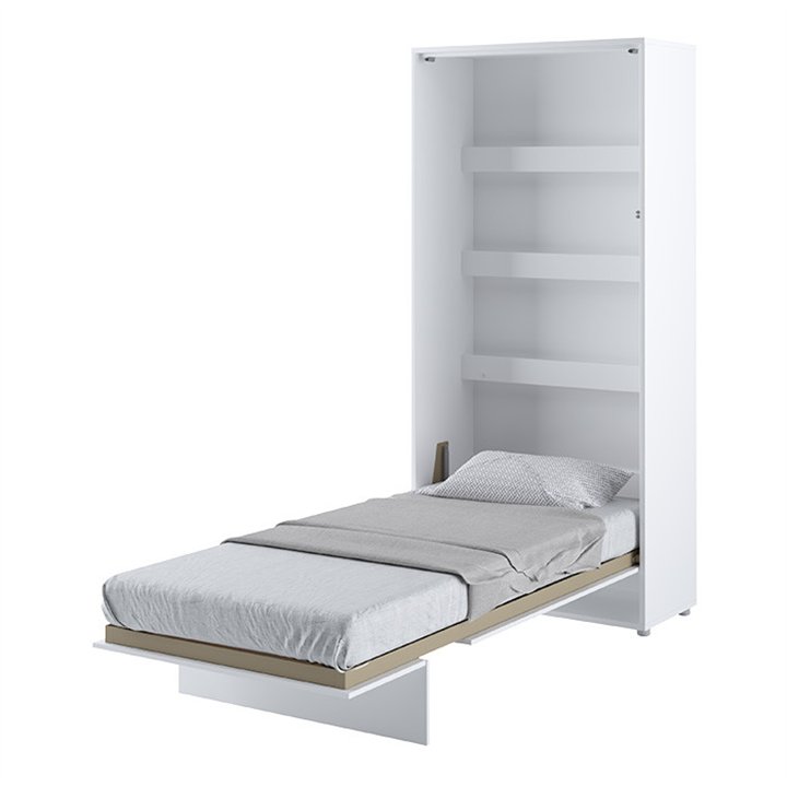 Bed Concept Lit escamotable horizontal en gris et en 4 dimensions