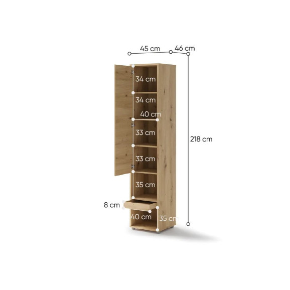 BED CONCEPT - Extension de rangement pour lit escamotable vertical en  5 couleurs