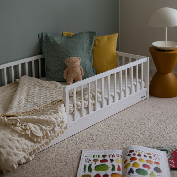 Lit junior Monty Bed 80x160 en blanc