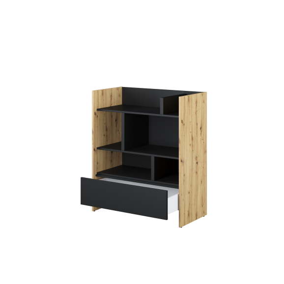 BED CONCEPT - Etagère pour lit horizontal BC-06 en 90 cm de largeur