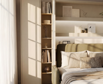 Bed Concept - Armoire une porte en cachemire