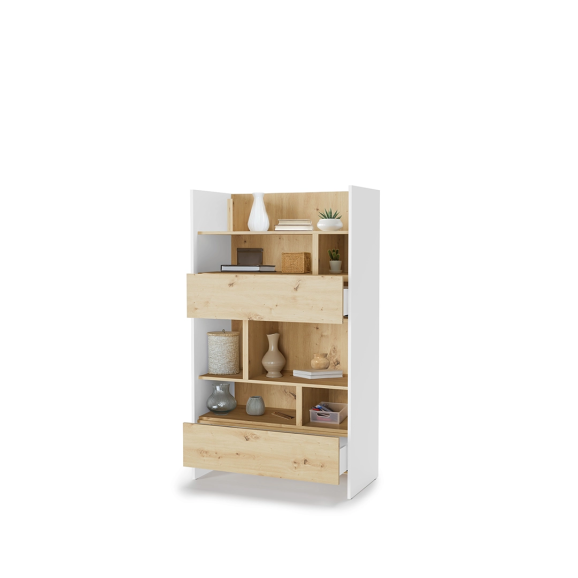 BED CONCEPT - Etagère pour lit horizontal BC-04 en 140 cm de largeur