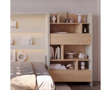 Bibliothèque Bed Concept cachemire