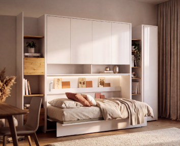 Bed Concept - extension en Blanc