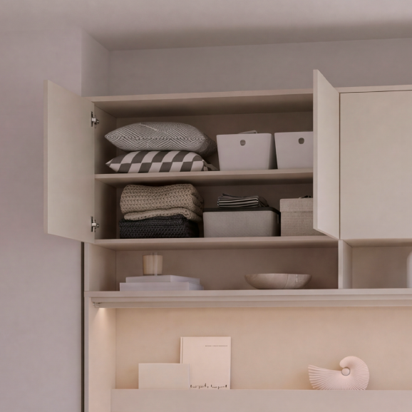 BED CONCEPT - Extension de rangement pour lit escamotable horizontal BC-05 en 5 couleurs