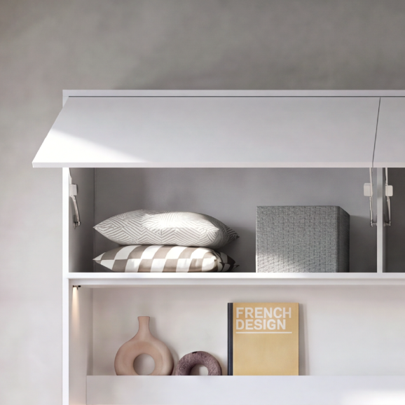 BED CONCEPT - Extension de rangement pour lit escamotable horizontal BC-04 en 5 couleurs
