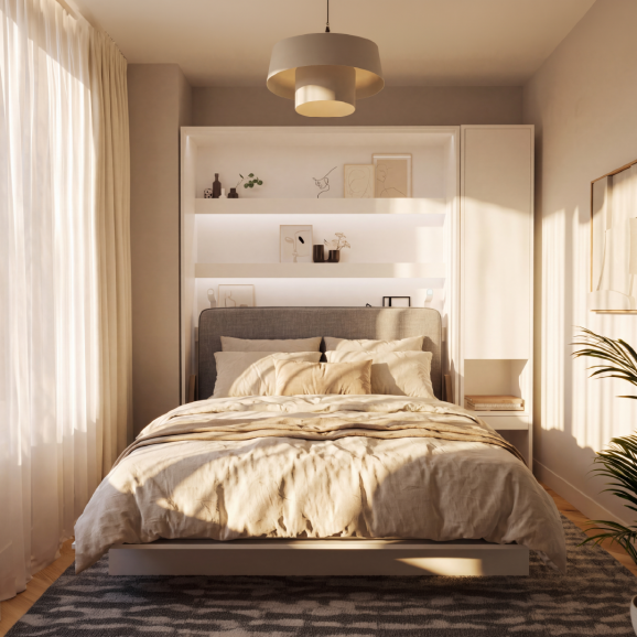 BED CONCEPT - Extension de rangement pour lit escamotable vertical en  5 couleurs
