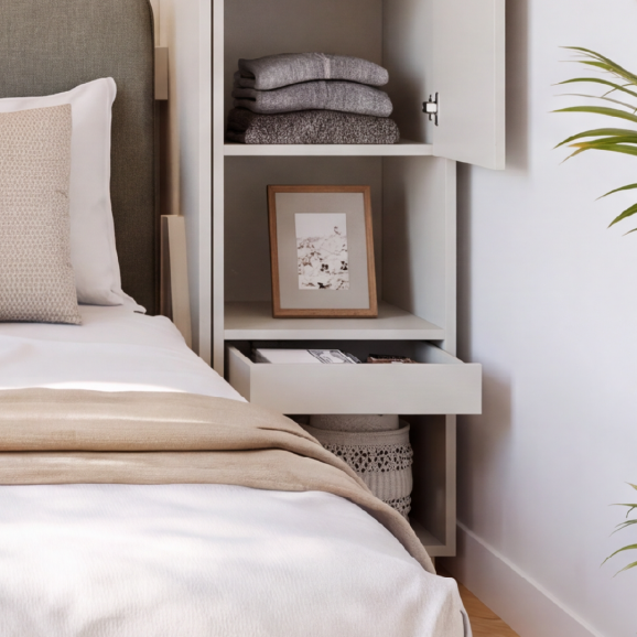 BED CONCEPT - Extension de rangement pour lit escamotable vertical en  5 couleurs