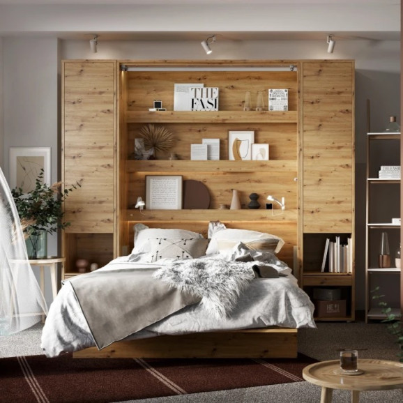 BED CONCEPT - Extension de rangement pour lit escamotable vertical en  5 couleurs