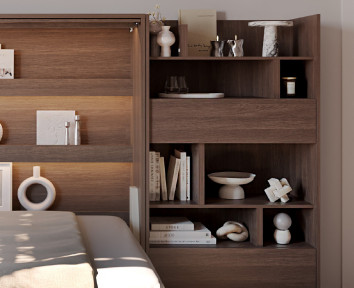 Bibliothèque pour Bed concept en chêne dunin