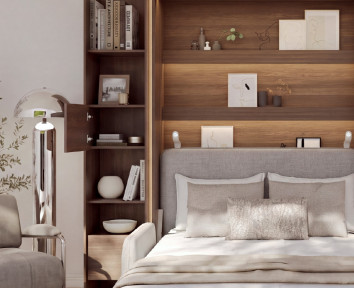 Etagère Bed Concept en chêne dunin