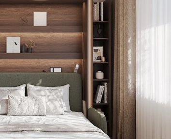 BED CONCEPT -Etagère BC-24v2 pour lit escamotable vertical