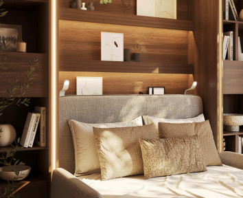 Tête de lit pour Bed Concept vertical