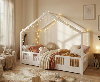 Lune Cabane - lit au sol pour chambre enfants